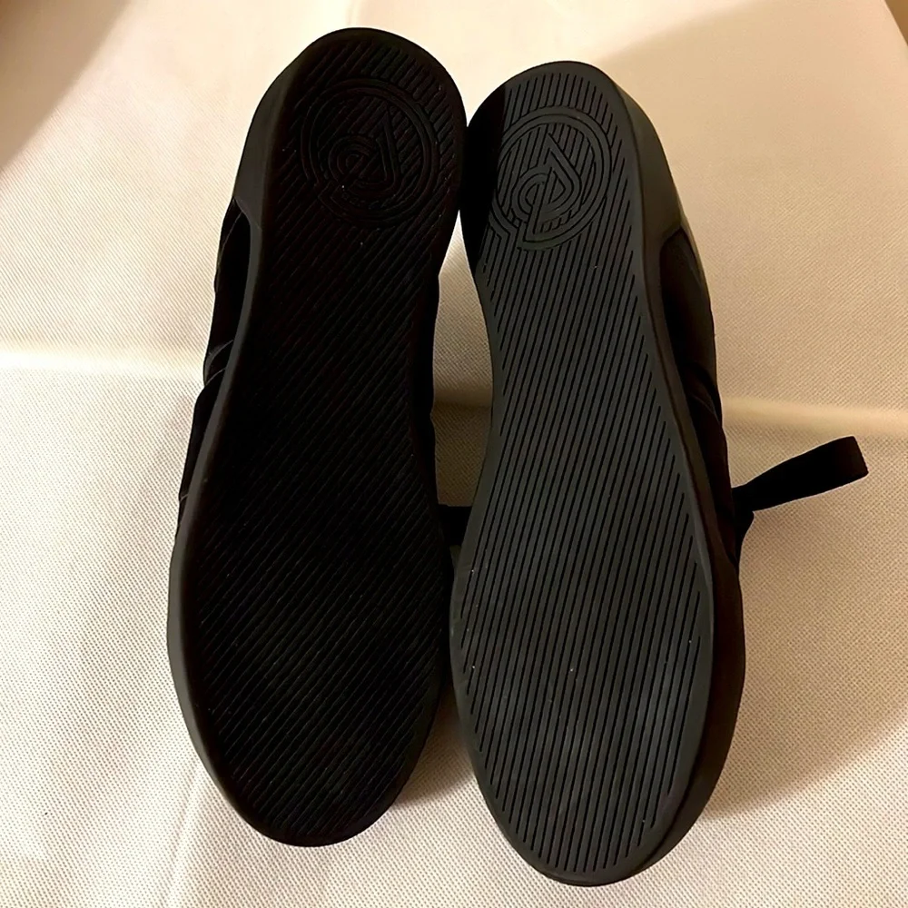 3.1 PHILLIP LIM. Black Sneakers. Leather and Satin. Size US-8, EU-39, NWOT
